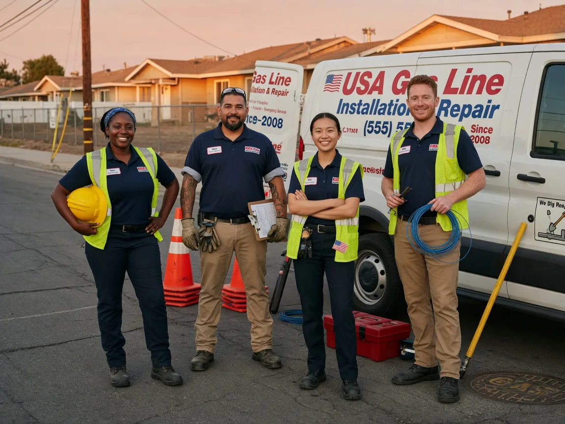 Gas Line Installation company in Rice, MN